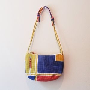 Astore Genuine Italian Leather Multicolor Handbag